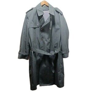 Men's All Weather Wear Trench Double Breasted Coat  With Removable Lining 42R